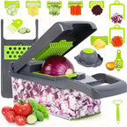 16-in-1 Vegetable Cutter – Slicer & Chopper