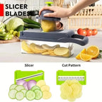16-in-1 Vegetable Cutter – Slicer & Chopper
