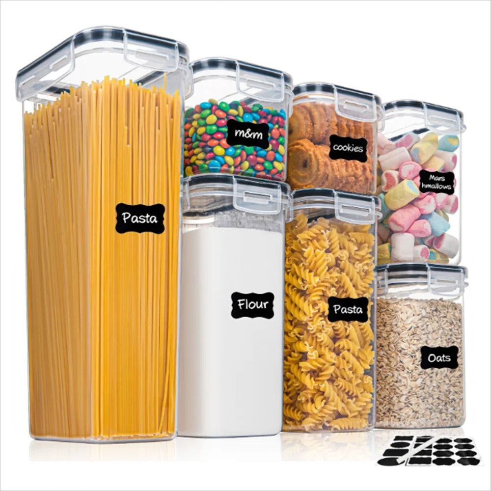 Airtight Food Canisters – 7-Piece Set