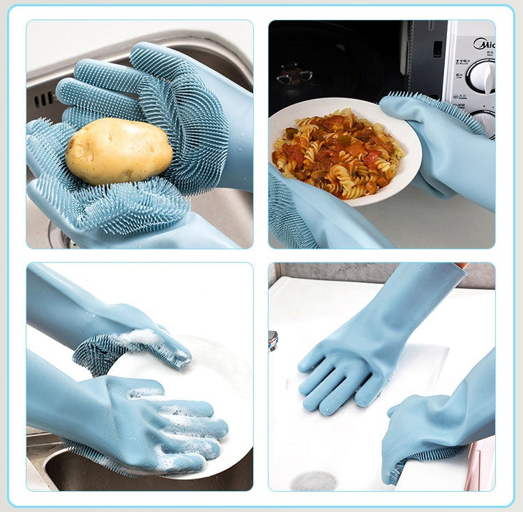 Silicone Cleaning Gloves – Heat-Resistant