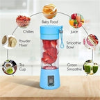 Portable Mini USB Juicer Blender – 380ml