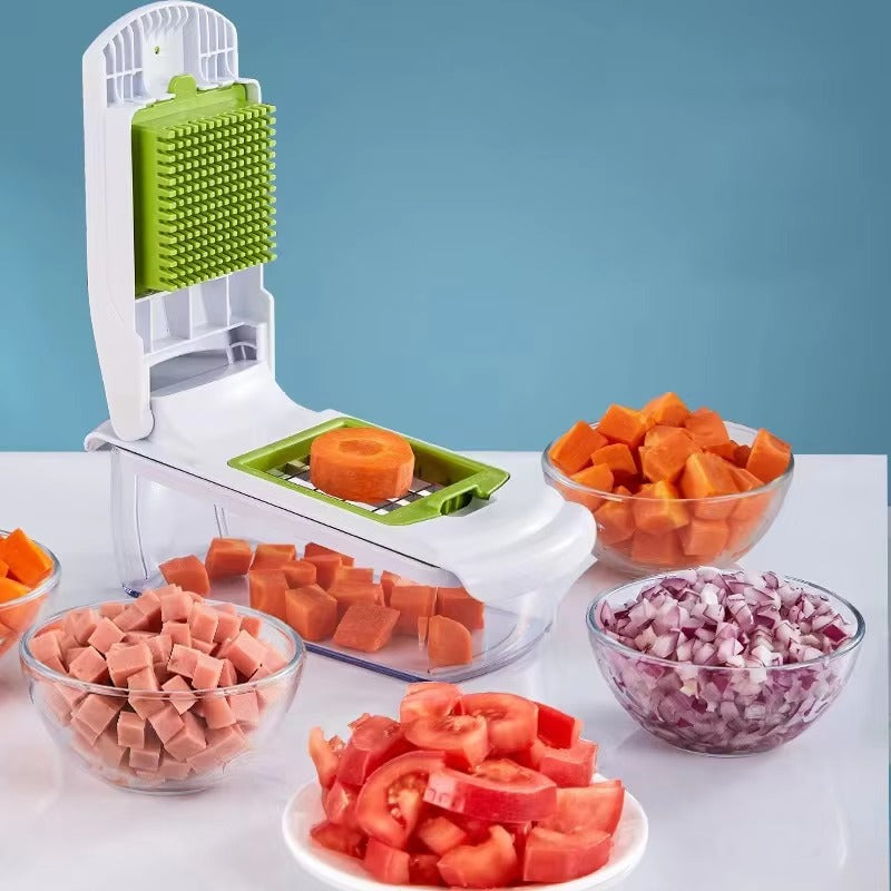 16-in-1 Vegetable Cutter – Slicer & Chopper
