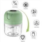 Portable Mini USB Vegetable Chopper