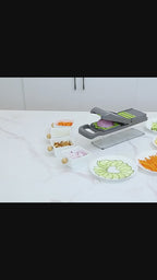 16-in-1 Vegetable Cutter – Slicer & Chopper