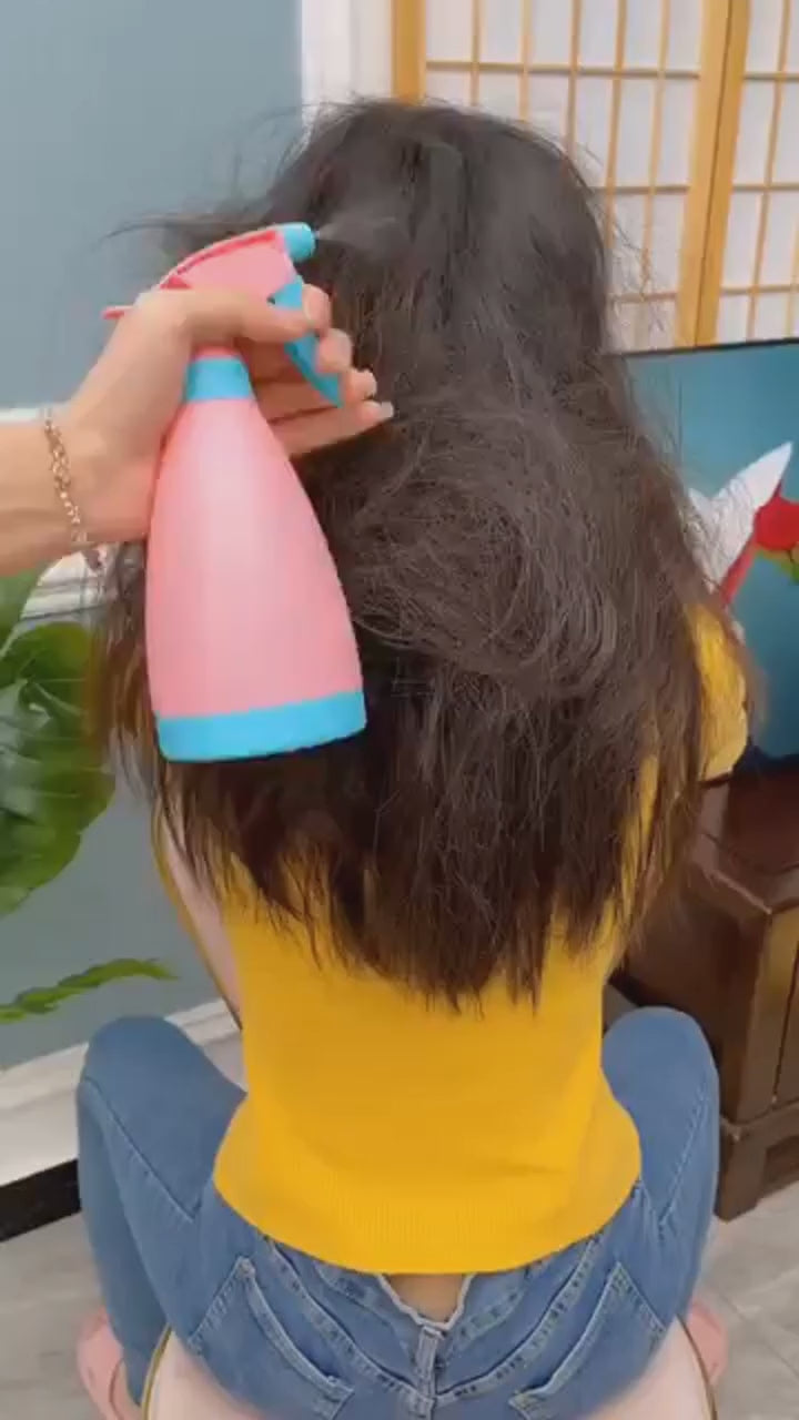 2-in-1 Hair Straightener & Curler Brush